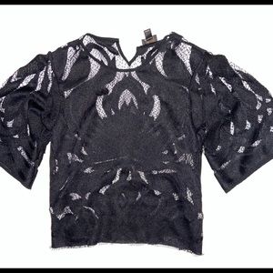 Lace Cut Out Top.
